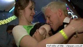 Sexy women blowjob on party porn video