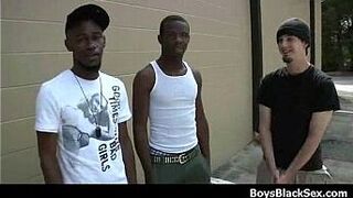 Sexy black gay boys fuck white young dudes hardcore 01 porn video
